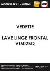 VEDETTE VT602BQ Manuel D'instructions