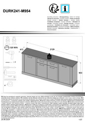 Forte DURO DURK241-M954 Notice De Montage