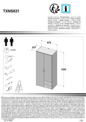 Forte TXNS821 Notice De Montage