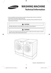 Samsung WF331ANW/XAA Informations Techniques