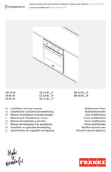 Franke CM 65 MXS Manuel D'installation Et Mode D'emploi