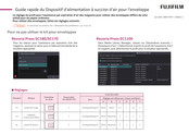 Fujifilm Revoria Press SC180 Guide Rapide