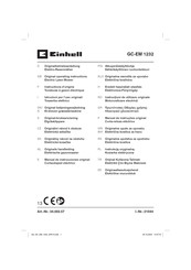 EINHELL GC-EM 1232 Instructions D'origine