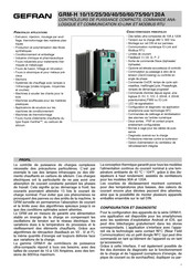 gefran GRM-H 90A Mode D'emploi