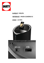 Philips HPSON DCM5090/10 Mode D'emploi