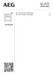 AEG TR7PB63ZSB Notice D'utilisation