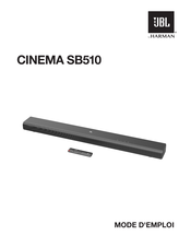 Harman JBL CINEMA SB510 Mode D'emploi