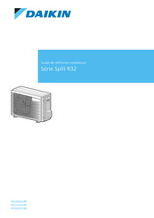 Daikin RXJ25A5V1B9 Guide De Référence Installateur