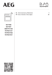 AEG TR7PB73FST Notice D'utilisation