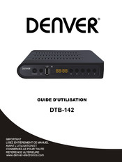 Denver DTB-142 Guide D'utilisation