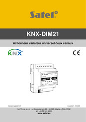 Satel KNX-DIM21 Mode D'emploi