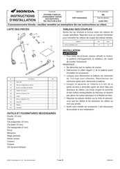 Honda 08U70-MLG-E00 Instructions D'installation