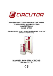 Circutor OPTIM SC12 Manuel D'instructions