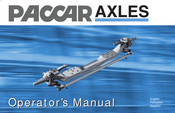 Paccar AXLES Manuel De L'opérateur