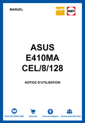 Asus E410MA CEL/8/128 Manuel Électronique