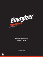 Energizer HardCase PROFESSIONAL Sunpack Guide De L'utilisateur