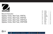 OHAUS VXMTDG Mode D'emploi