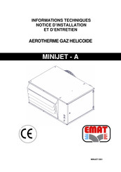 Emat Minijet Serie Notice D'installation Et D'entretien