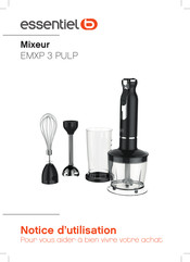 essentiel b EMXP 3 PULP Notice D'utilisation