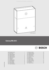 Bosch MB LAN 2 Notice D'installation