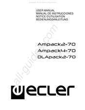 Ecler Ampack2-20 Notice D'utilisation