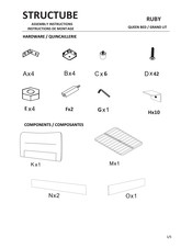 Structube RUBY Instructions De Montage