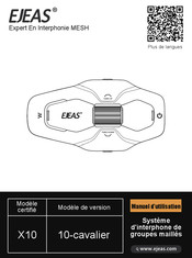 EJEAS X10 Manuel D'utilisation