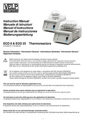 Velp Scientifica ECO 8 Manuel D'instructions