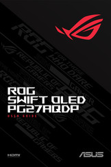 Asus ROG SWIFT OLED PG27AQDP Mode D'emploi