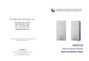 Grandstream Networks GDS3702 Guide D'installation Rapide