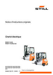 Still RX20 14-20 Notice D'instructions Originale