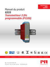 PR electronics PRetrans 6333 Manuel Du Produit