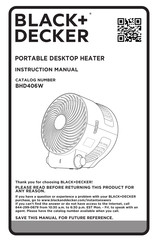 Black & Decker BHD406W Manuel D'instructions