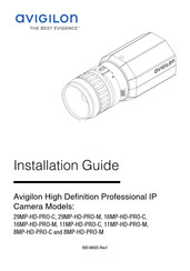 Avigilon 8MP-HD-PRO-C and 8MP-HD-PRO-M Guide D'installation