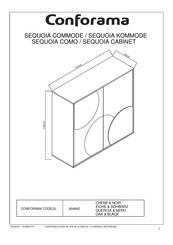 CONFORAMA SEQUOIA 604842 Instructions De Montage