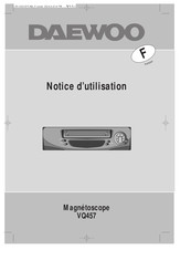 Daewoo VQ457 Notice D'utilisation