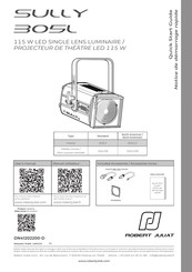 Robert Juliat SULLY 305CLPB Notice De Demarrage Rapide