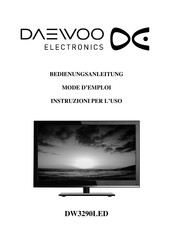 Daewoo DW3290LED Mode D'emploi