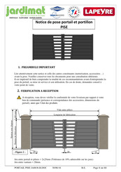 Lapeyre jardimat PISE Notice De Pose