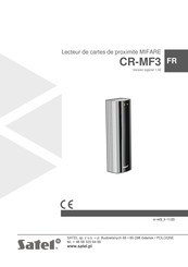 Satel CR-MF3 Mode D'emploi