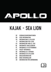 Apollo SEA LION Manuel D'utilisation