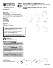 Delta BRODERICK 9690-DST Serie Instructions D'installation