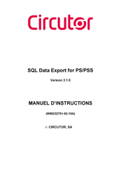 Circutor M98232701-02-19A Manuel D'instructions