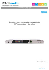 Ramiaudio CSS513 Manuel Utilisateur