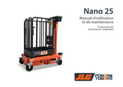 JLG Nano 25 Manuel D'utilisation Et De Maintenance