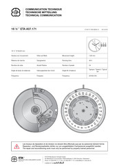 eta A07.171 Mode D'emploi