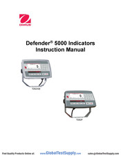 OHAUS Defender 5000 Manuel D'instructions