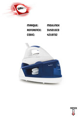 Moulinex Purely & Simply SV5015C0 Mode D'emploi