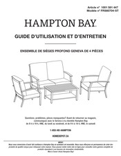 HAMPTON BAY GENEVA FRS60704-ST Guide D'utilisation Et D'entretien