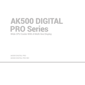 Deepcool AK500 DIGITAL PRO Serie Mode D'emploi